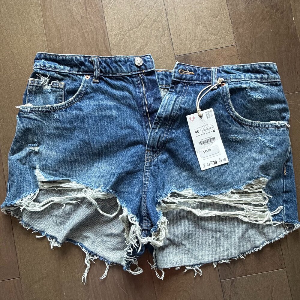 ZARA JEAN SHORTS